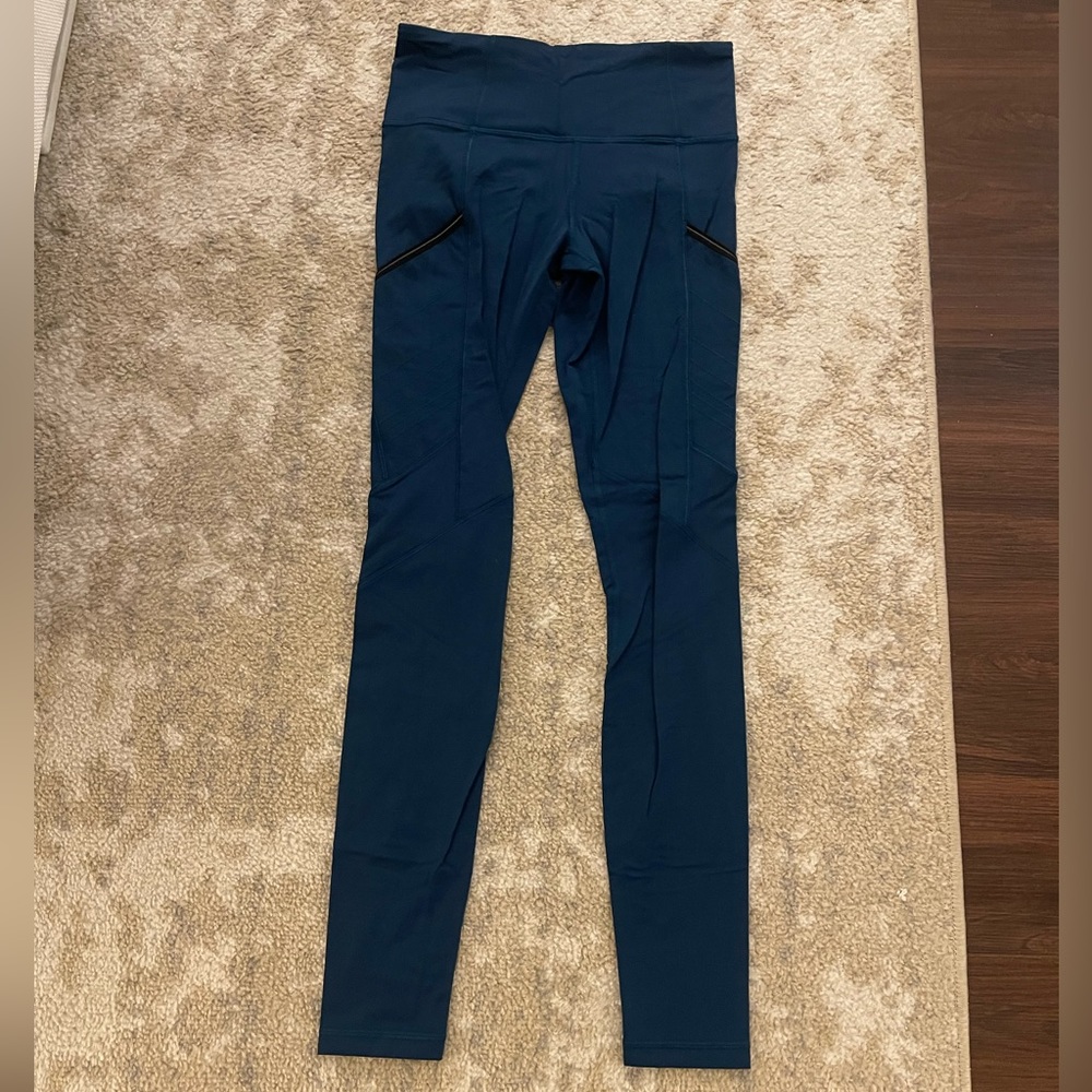 Lululemon Fast and Free Leggings- Teal